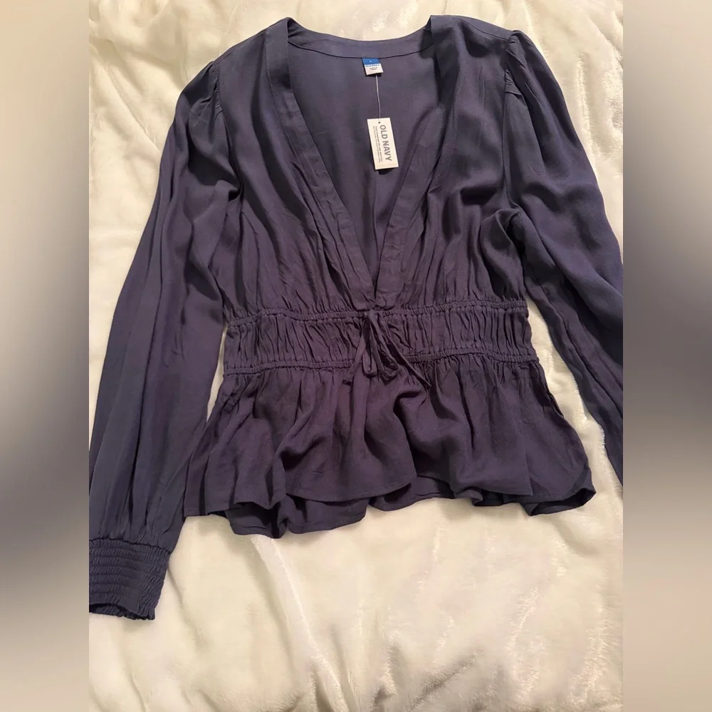 ON Navy Blue Women's Top - Picture 3 of 13